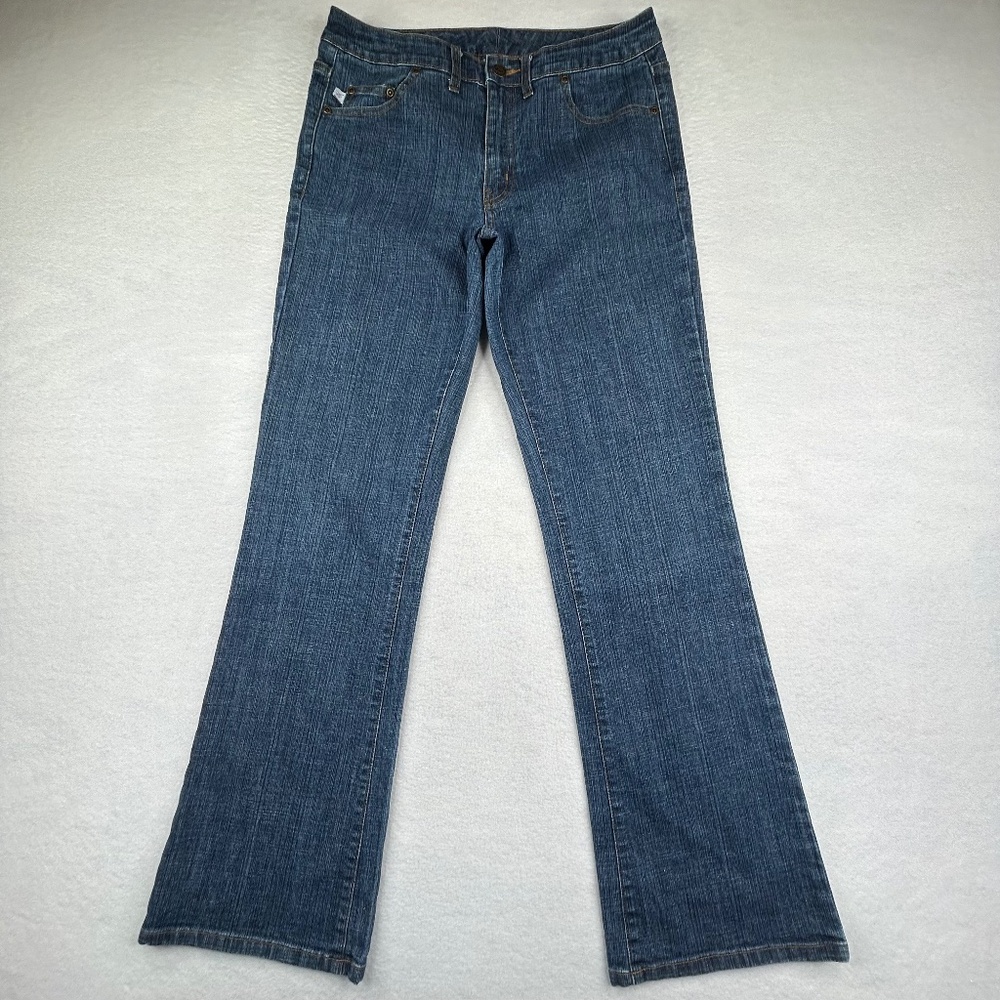 Bobbie Brooks Mid-rise Boot-cut stretch Flare-leg Denim Jeans Pants size 8